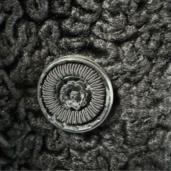 Vintage Astrakin Lepshire Black Curly Persian Lamb Wool Short Coat Mink … - Picture 10 of 16